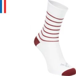 LeBram Ventoux Socks White Bordeaux