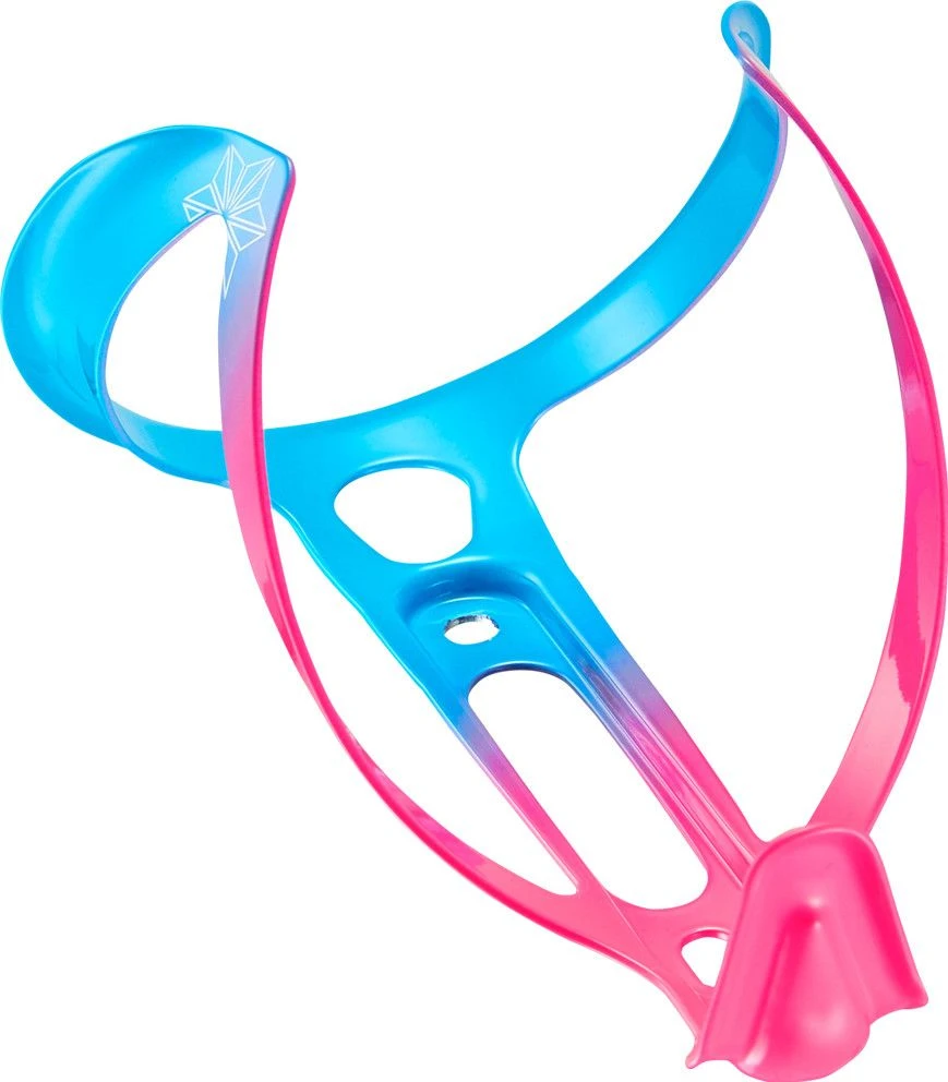 Supacaz Fly Edition Bottle Holder Limit E Neon Pink / Neon Blue 2 Supacaz Fly Edition Bottle Holder Limit E Neon Pink / Neon Blue - Image 2