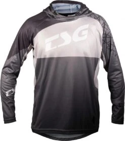 Long Sleeve Jersey TSG BE3 Black / Gray