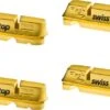 SwissStop FlashPro Yellow King X4 Brake Pad Inserts Carbon Wheels For Shimano / Sram / Campagnolo