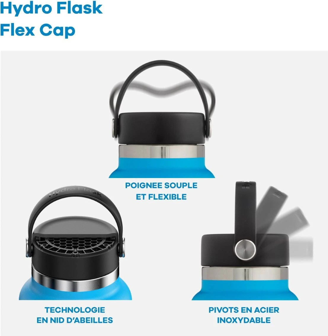 Hydro Flask Standard Flex Cap 530 Ml Blue 2 Hydro Flask Standard Flex Cap 530 Ml Blue - Image 2