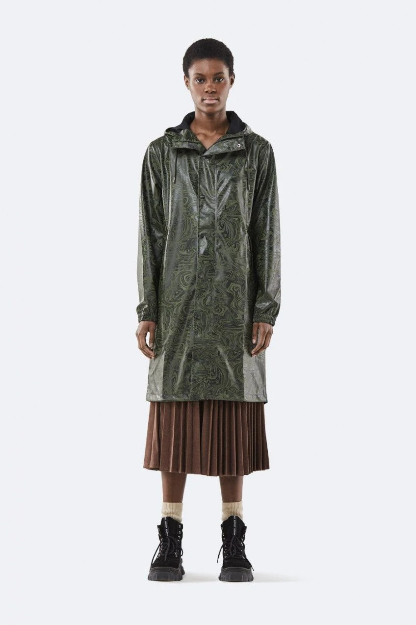 Rains Fishtail Parka Oil Camo Green 6 Rains Fishtail Parka Oil Camo Green - Image 6