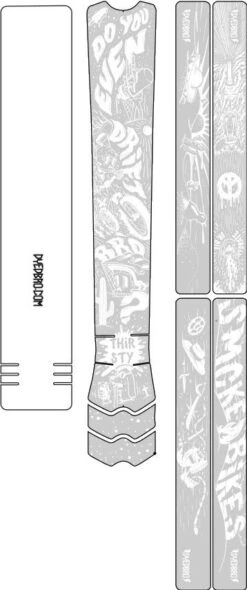 Dyedbro Frame Fluor Frame Protective Film White