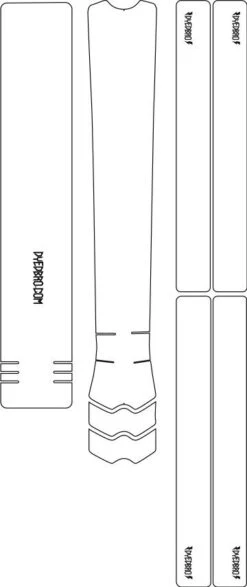Dyedbro Frame Clear Frame Protective Film Clear Matt With Black Logo
