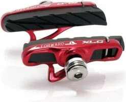 SET OF 4 CARTRIDGE BRAKE SHOES ROUTE XLC BLACK / RED