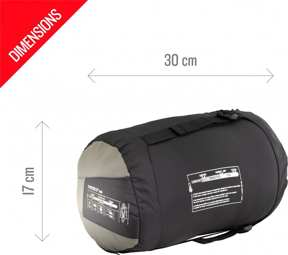 Women's Millet Syntek 0C Grey Blue Sleeping Bag 9 Women's Millet Syntek 0C Grey Blue Sleeping Bag - Image 9