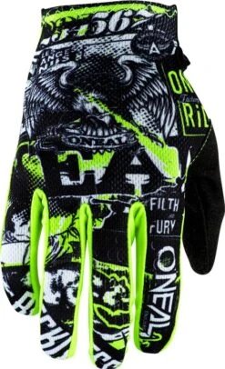 O'Neal Matrix Stacked Long Gloves Black / White -Component Bike Gear 12550425d692321894bc5.45611594