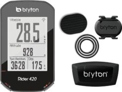 BRYTON Rider 420T GPS Computer + Cardio Belt/Cadence Sensor