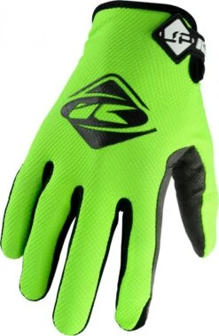 Pair Of Fluo Yellow Kenny Up Gloves