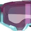 Leatt Velocity 4.5 Iriz Aqua Mask - Purple Purple Screen 78%