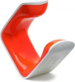Hornit Clug M Hybrid Wall Mount Bike Rack (33-42mm / 1.3-1.75'') White / Orange