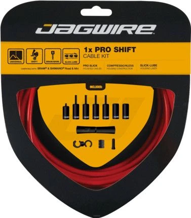 Jagwire 1x Pro Shift Kit Red 1 Jagwire 1x Pro Shift Kit Red
