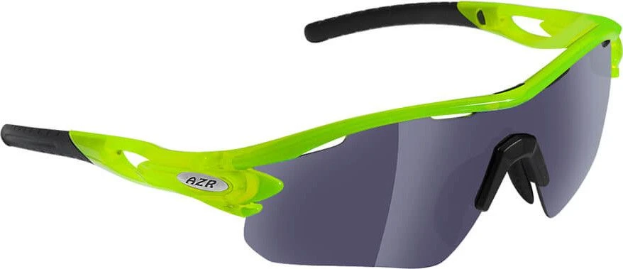 Sports Glasses AZR TOUR RX CRYSTAL GREEN FLUO - GRAY MIRROR 1 Sports Glasses AZR TOUR RX CRYSTAL GREEN FLUO - GRAY MIRROR