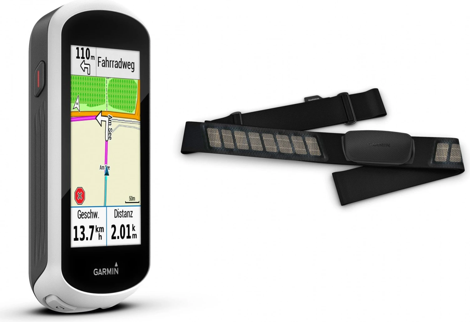 Garmin GPS Edge Explore White + Garmin HRM-Dual Cardio Belt 1 Garmin GPS Edge Explore White + Garmin HRM-Dual Cardio Belt