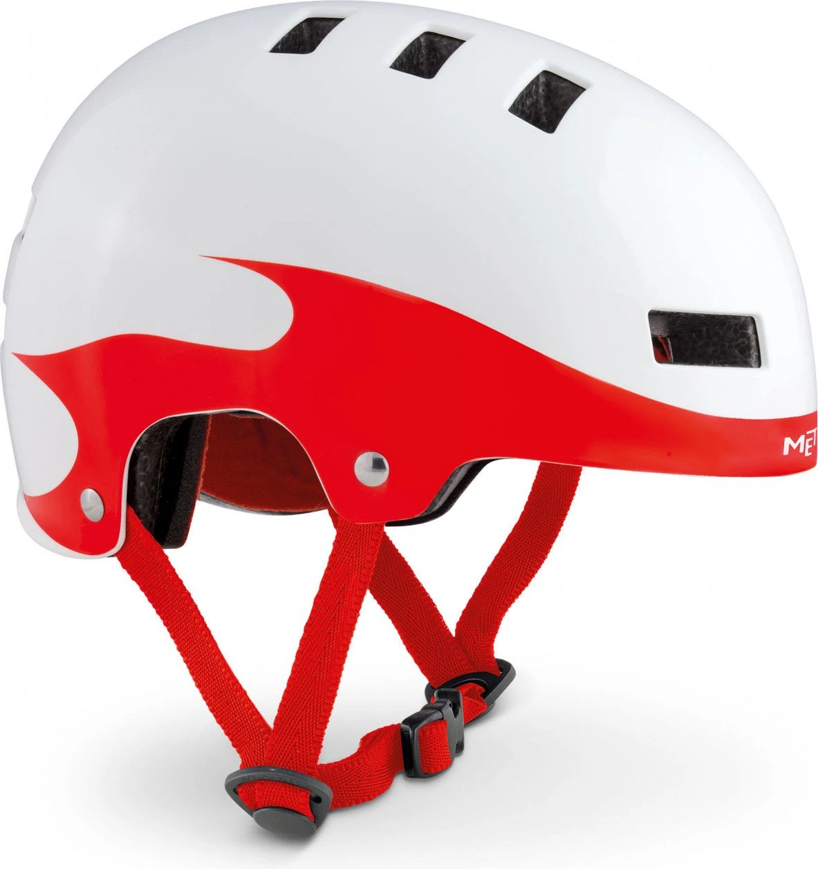 MET Yoyo Child Helmet White Red 2022 1 MET Yoyo Child Helmet White Red 2022