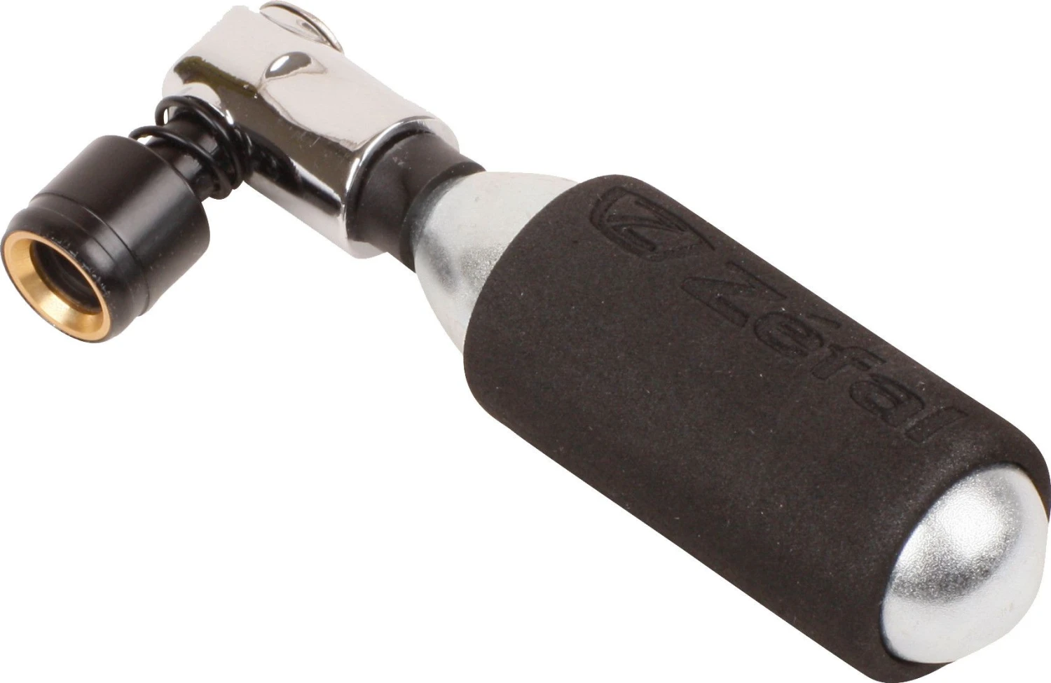 ZEFAL Zéfal EZ Big Shot CO2 Inflator Black Silver + 16 G Cartridge 1 ZEFAL Zéfal EZ Big Shot CO2 Inflator Black Silver + 16 G Cartridge