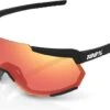 100% Racetrap Soft Tact Black HiPER Glasses Red Multilayer Mirror Lens / Black / Red