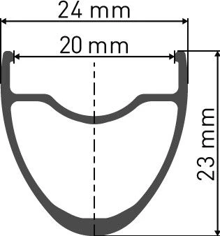 Dt-swiss DT Swiss ER 1600 Spline 23 Disc Front Wheel | 12x100 Mm | Centerlock 2 Dt-swiss DT Swiss ER 1600 Spline 23 Disc Front Wheel | 12x100 Mm | Centerlock - Image 2