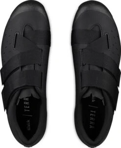 Pair Of Fizik Terra Powerstrap X4 MTB Shoes Black -Component Bike Gear 13387425e00d6eeb5ff24.08834277