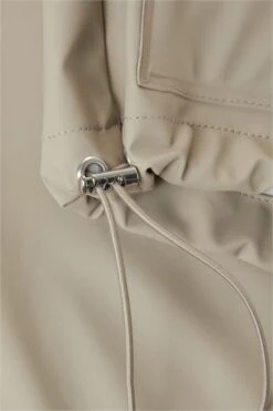 Waterproof Rains Short Hooded Coat Beige -Component Bike Gear 14811765e55482daa96a6.99618265