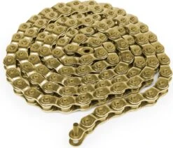 Eclat 4-STROKE Gold Halflink Sparkle Chain