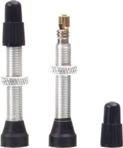 Neatt Presta Pair Of Tubeless Valves Silver