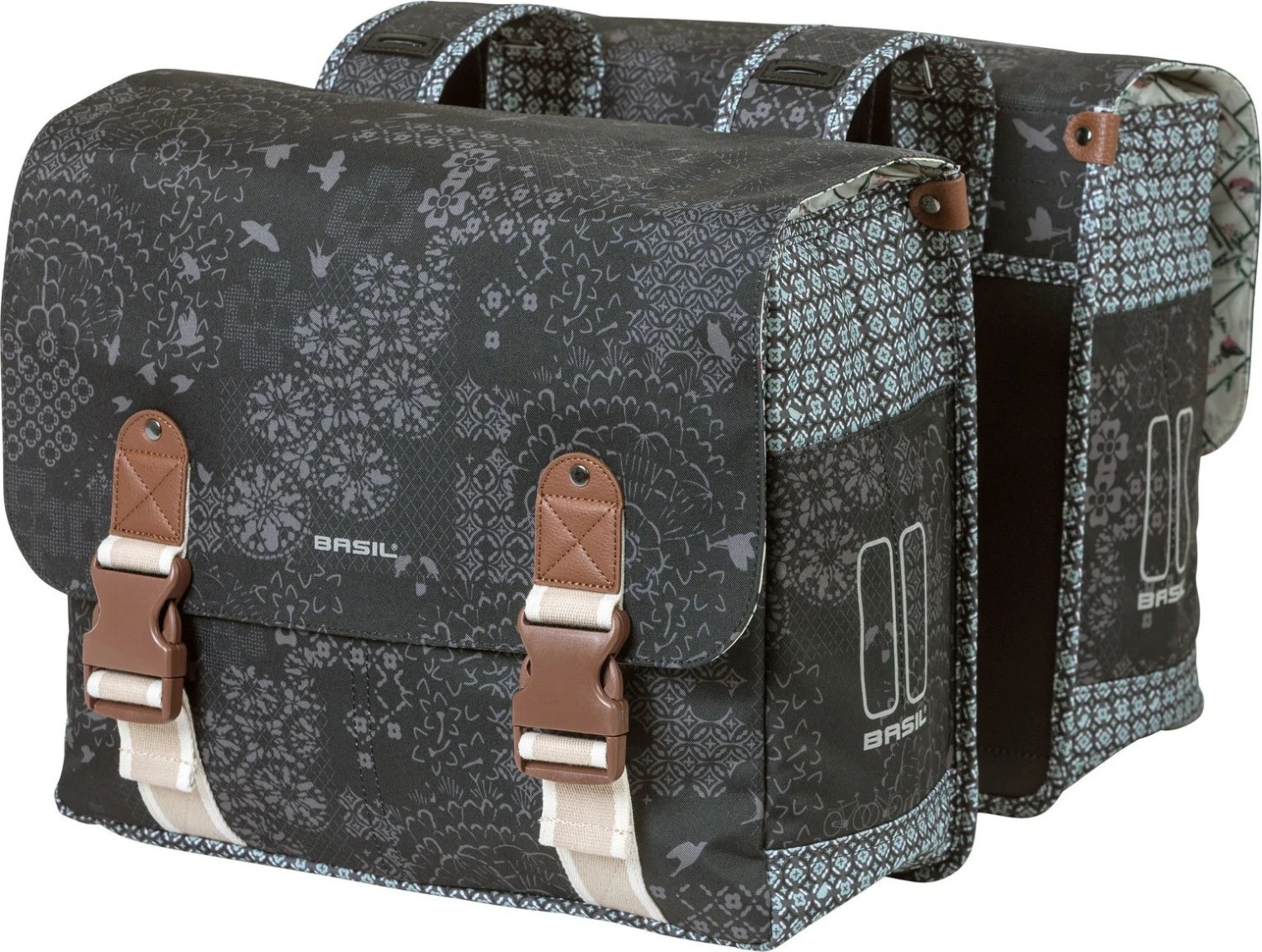 Basil Bohème 35L Luggage Carrier Bags Red 8 Basil Bohème 35L Luggage Carrier Bags Red - Image 8