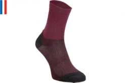 Pair Of LeBram Croix Morand Red Bordeaux Socks