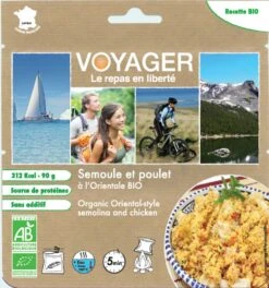 Lyophilis Voyager Organic Oriental-style Semolina And Chicken 90g
