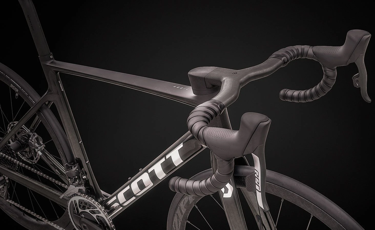 Syncros Creston IC SL Carbon Combo Cockpit 420 Mm Black For Scott Addict And Foil 2 Syncros Creston IC SL Carbon Combo Cockpit 420 Mm Black For Scott Addict And Foil - Image 2