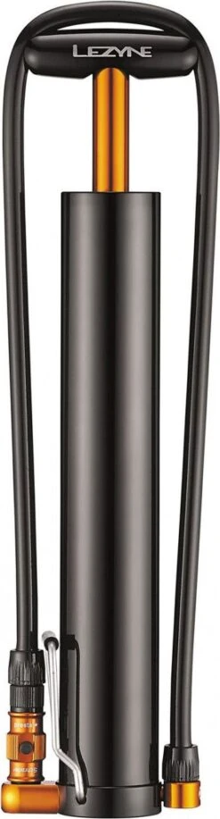 Lezyne Micro Floor Drive XL Hand Pump (Max 35 Psi / 2.4 Bar) Black / Gold