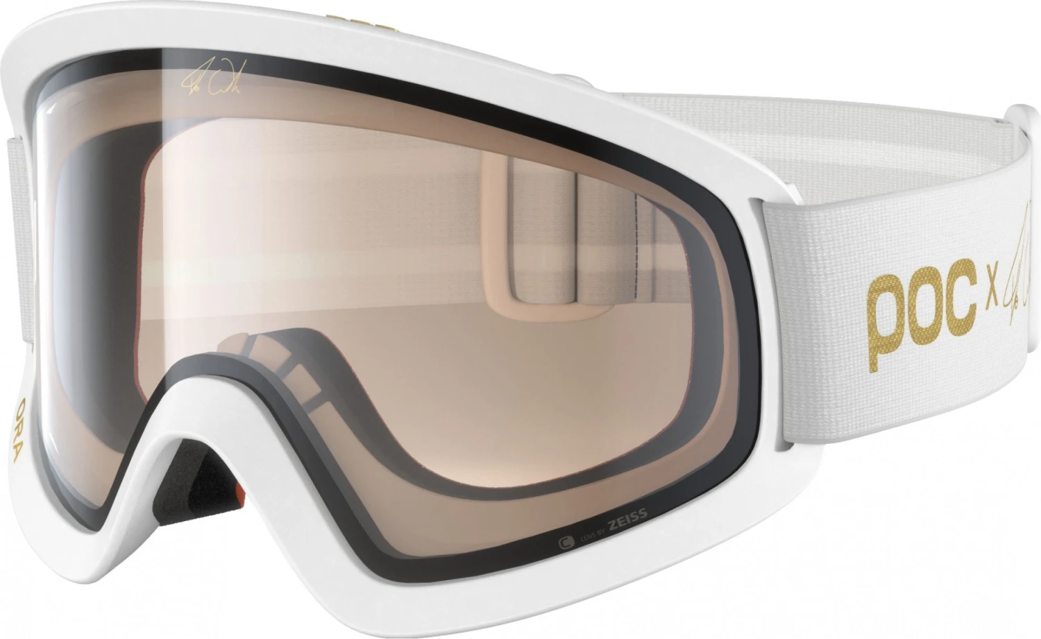 Poc Ora Clarity Fabio Edition White / Gold Mask 1 Poc Ora Clarity Fabio Edition White / Gold Mask
