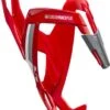 Elite Bottle Cage Custom Race+ Red Glossy. White Graphic