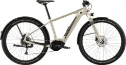 Cannondale Canvas Neo 2 Electric City Bike Shimano Alivio / Altus 9V 500 Wh 29 '' Beige Champagne