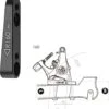 Tektro Flat Mount F6 160mm Rear Adapter