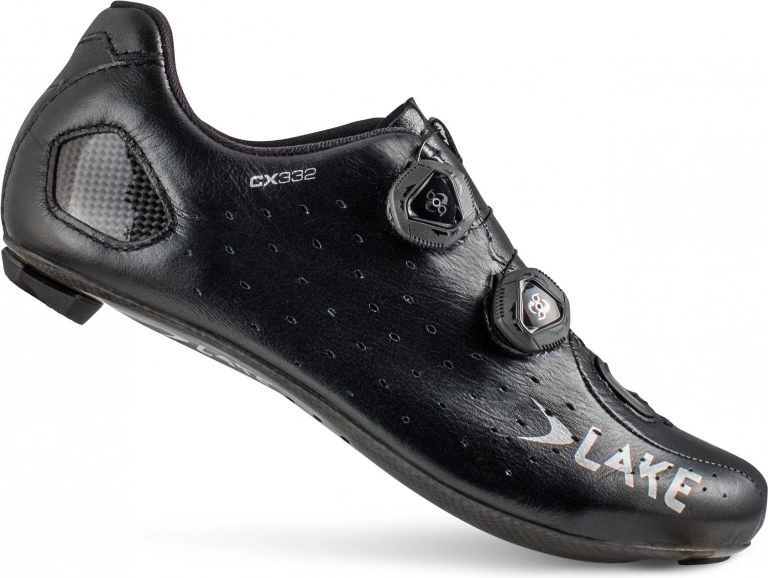 Lake CX332 Road Shoes White / Black 6 Lake CX332 Road Shoes White / Black - Image 6