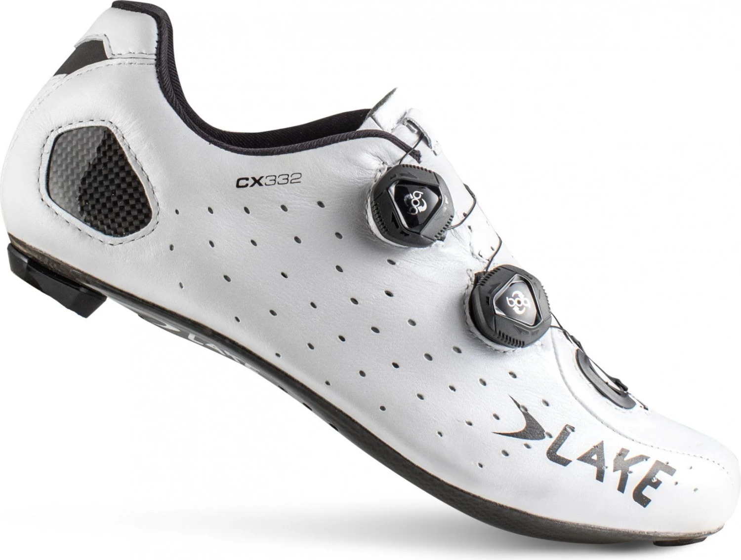 Lake CX332 Road Shoes White / Black 2 Lake CX332 Road Shoes White / Black - Image 2