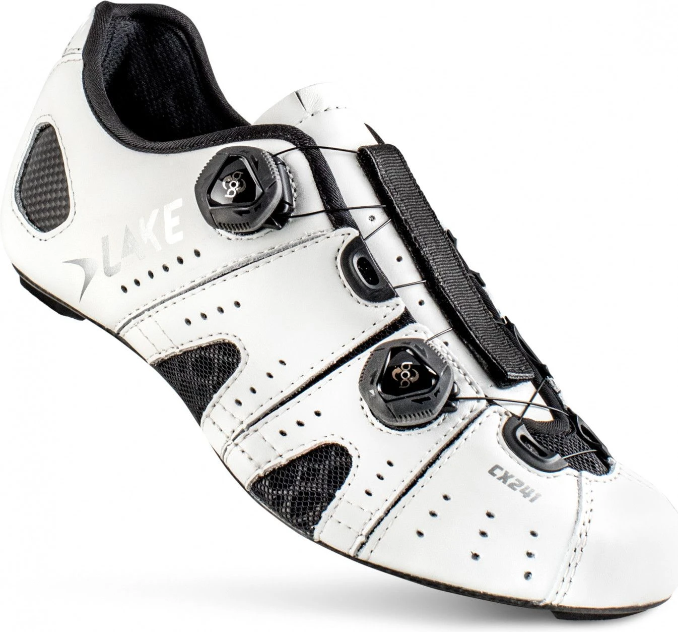 Lake CX241-X Road Shoes Black / Silver Large Version 2 Lake CX241-X Road Shoes Black / Silver Large Version - Image 2