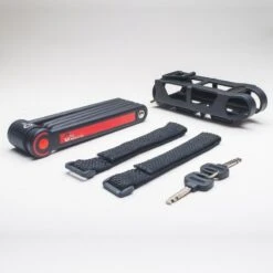 Qloc Security AP-850 Folding Lock | 850 Mm + Support -Component Bike Gear 16419006107e8ba0e6bb0.28524135