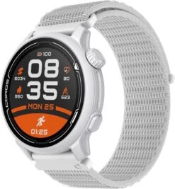 Coros Pace 2 GPS Watch Nylon Band White