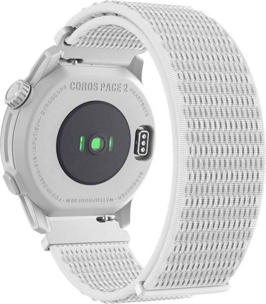 Coros Pace 2 GPS Watch Nylon Band White 4 Coros Pace 2 GPS Watch Nylon Band White - Image 4