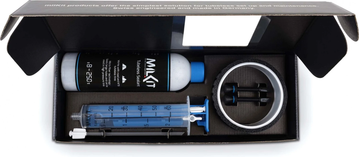 Milkit Tubeless Kit (29mm Rim Tape) 45mm Valves 2 Milkit Tubeless Kit (29mm Rim Tape) 45mm Valves - Image 2