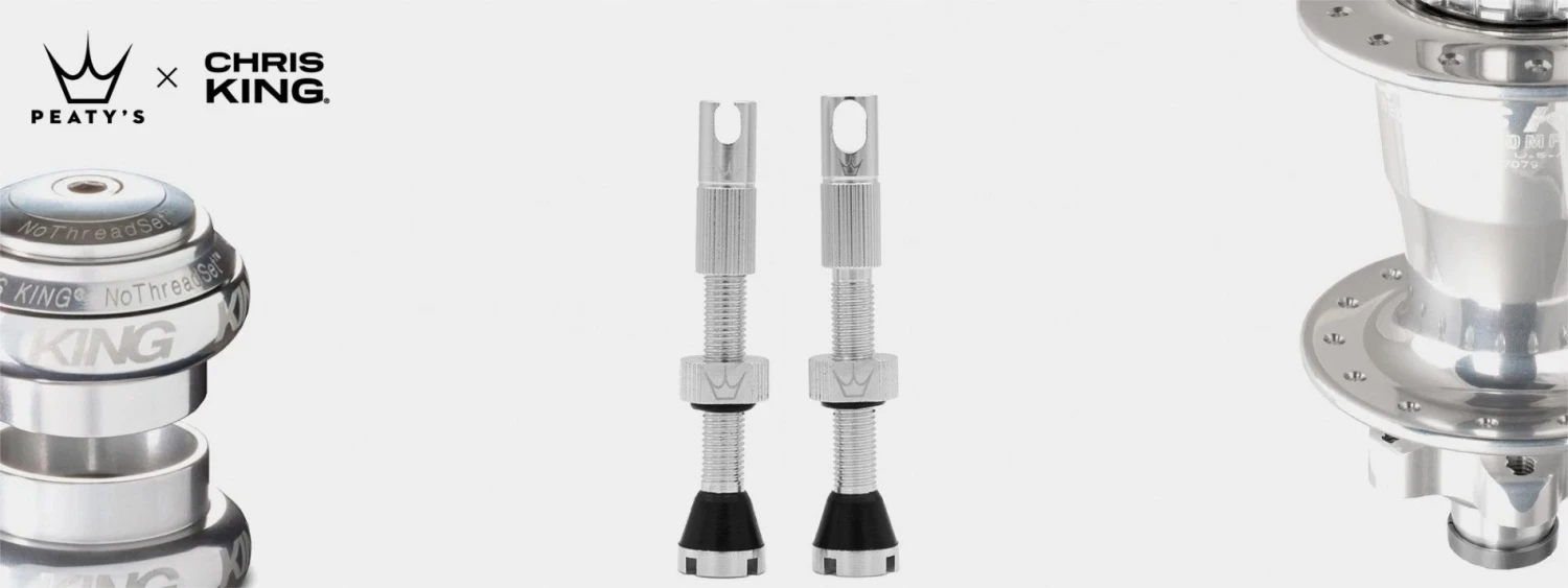 Peaty's X Chris King MK2 Tubeless Valves 60mm Silver 2 Peaty's X Chris King MK2 Tubeless Valves 60mm Silver - Image 2
