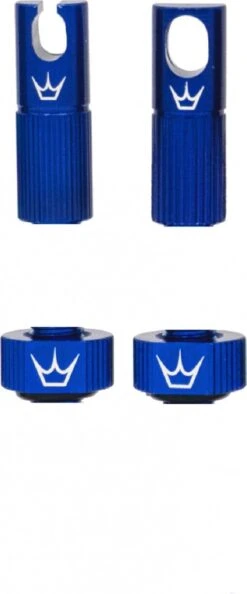 Peaty's X Chris King (MK2) Navy Tubeless Valve Accessories