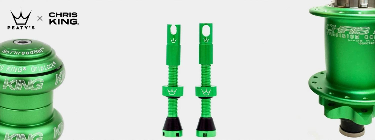 Peaty's X Chris King MK2 60mm Emerald Tubeless Valves 2 Peaty's X Chris King MK2 60mm Emerald Tubeless Valves - Image 2