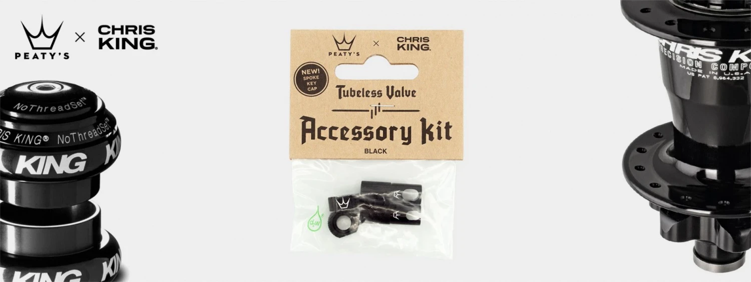 Peaty's X Chris King (MK2) Tubeless Valve Accessories Black 2 Peaty's X Chris King (MK2) Tubeless Valve Accessories Black - Image 2