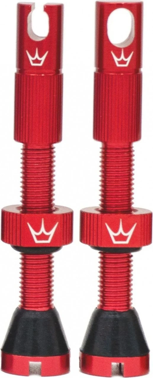 Peaty's X Chris King MK2 Tubeless Valves 42mm Red 1 Peaty's X Chris King MK2 Tubeless Valves 42mm Red