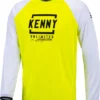 Kenny Defiant Long Sleeve Jersey White / Fluo Yellow