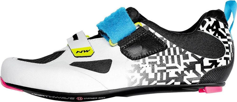 Northwave Tribute 2 Carbon Road / Triathlon Shoes White Black Multi 3 Northwave Tribute 2 Carbon Road / Triathlon Shoes White Black Multi - Image 3