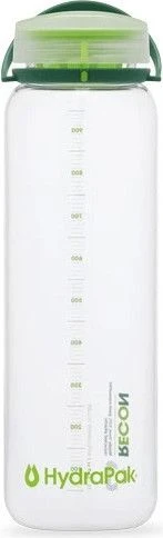 Hydrapak Recon Watter Bottle 1L Clear/Evergreen/Lime